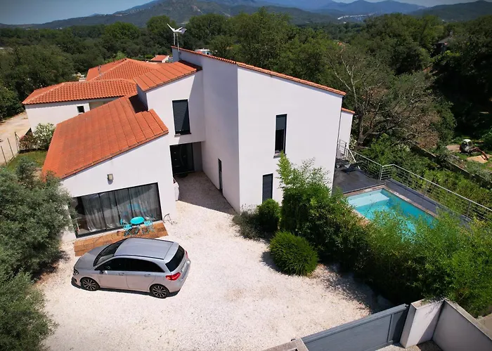 Contemporaine, Jardin Mediterraneen Et Piscine Privee * Saint-Jean-Pla-de-Corts